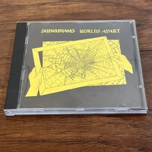 The Subhumans - Worlds Apart CD Very Good - Picture 1 of 6