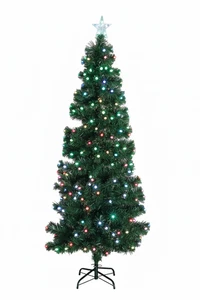 Ad Trend - Albero di Natale Korab 150 cm con Fibre Ottiche e LED Multicolor - Foto 1 di 2
