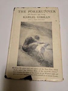 Vintage 1949 The Forerunner by Kahlil Gibran Hardcover w/DJ His Parables Poems - Imagen 1 de 20
