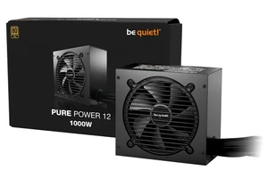 Be Quiet! 1000W Pure Power 12 PSU Wired 80+ Gold ATX 3.1 PCIe 5.1 Power Supply - Picture 1 of 3