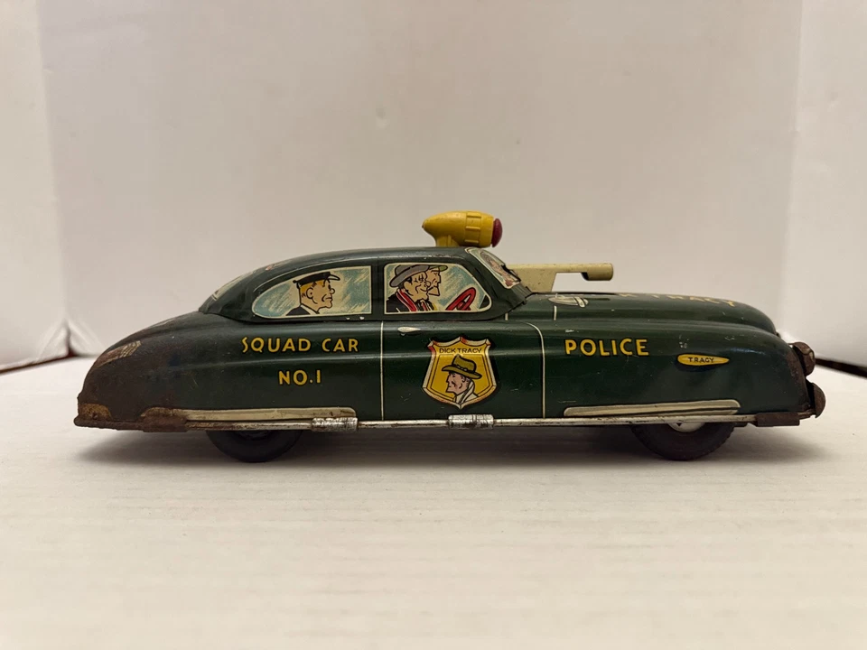 Coche Escuadrón Dick Tracy De Colección No. Coche de fricción litografía de 1 lata Foto 1 de 4