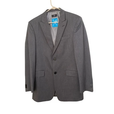Marc Ecko Men's Blazer Cut & Sew Gray 2 Button Classic Fit Suit Jacket Size 38R - Image 1 of 4