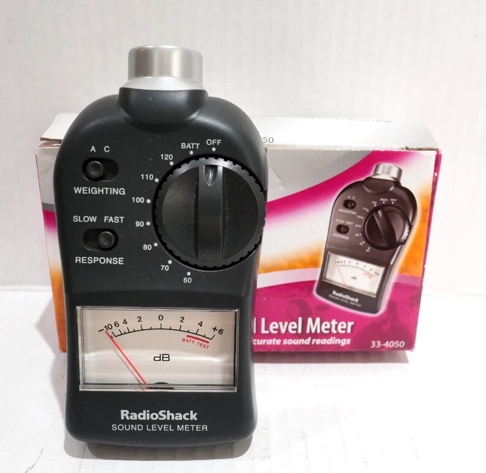 Medidor de nivel de sonido Radio Shack 33-4050 funciona bien Foto 1 de 4
