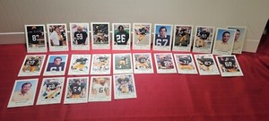 1984 Green Bay Packers Police Cards/First Wisconsin Bank Set - HOF James Lofton