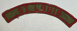 ST LOUIS KRS Khaki und Rot Community Strip Pfadfinder TT5 - Bild 1 von 1