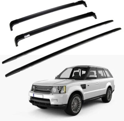 4Pcs Fit for Land Rover Range Rover 2002-2012 Roof Rail Rack Cross Bar Crossbars - Image 1 of 4