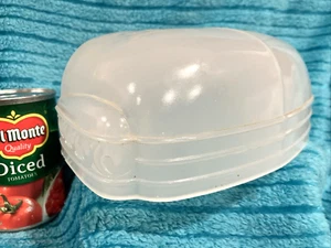 PORCELIER 20er-30er Jahre weißer Porzellan Badleuchter Ersatzglas Schlupfschirm - Bild 1 von 13