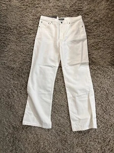 Banana Republic Straight Leg Chino Pants Men's 33/30 White - Picture 1 of 10