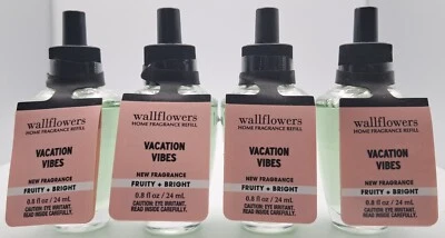 NEW! Bath & Body Works Vacation Vibes Wallflower Bulbs Set of 4 - Image 1 of 2