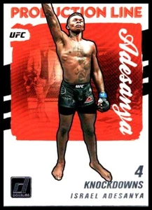 2022 Donruss UFC #3 Israel Adesanya Production Line - Picture 1 of 2