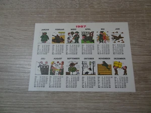 Kalender Postkarte Eugen Gliege Militärverlag der DDR NVA - Bild 1 von 2