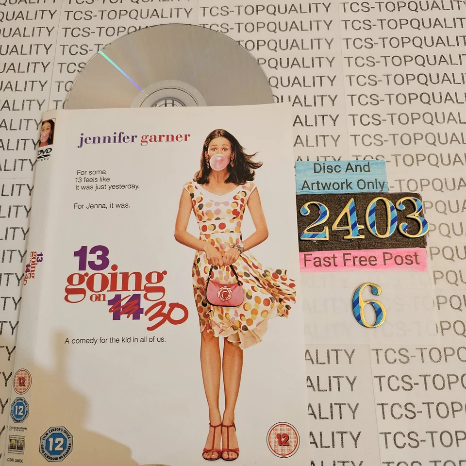 13 Going On 30 Dvd. Disc and Artwork only. Fast Free Post  - Image 1 of 1