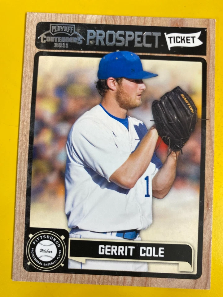 D52716  2011 Playoff Contenders Prospect Ticket #RT1 Gerrit Cole YANKEES ROOKIE - Image 1 of 1