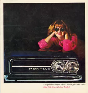 1964 Pontiac Tempest Le Mans Cabrio Coupe Custom Safari NOS Verkaufsprospekt - Bild 1 von 1