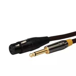 6.35mm Mono Jack Plug to XLR Female Plug Cable Guitar Audio Lead 0.5/1/1.5/2-20M - Picture 1 of 1