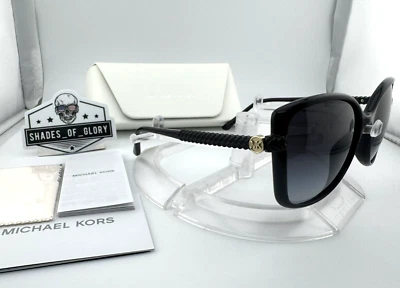 MICHAEL KORS MALTA MK 2181U 30058G BLACK DARK GREY GRADIENT SUNGLASSES AUTHENTIC - Image 1 of 4