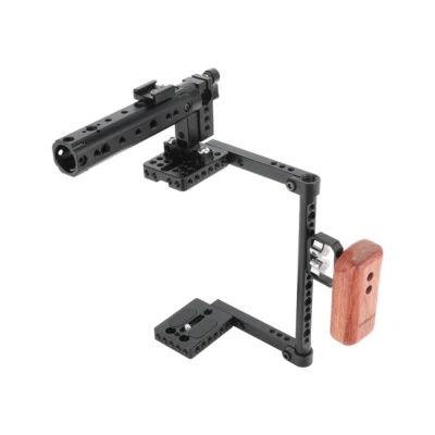 CAMVATE Camera Cage with Right Side Handle Grip fr Canon/Sony/Panasonic/Fujifilm - Image 1 of 4