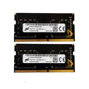 16GB Micron 2x 8GB 1RX8 PC4-21300 DDR4 2666V 1.2V SODIMM Laptop Memory RAM Intel - Picture 1 of 7