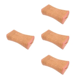 4 Pieces Kühles Mattenkissen Nackenkissen Für Die Kopfstütze Der Sauna Ältere - Bild 1 von 12