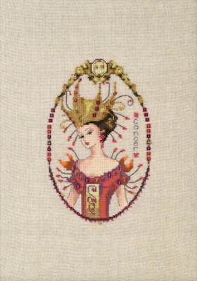 Cross Stitch Chart / Pattern ~ Nora Corbett Zodiac Girls - Cancer #NC331 - Image 1 of 4