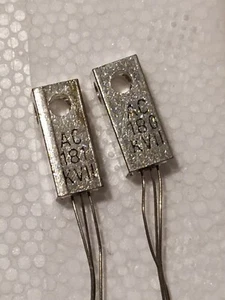 AC 180 + AC 181 K Transistor+ radiateur paire lot 2 pieces 1 de chaque CavetagG - Imagen 1 de 3