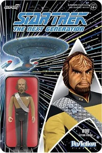 Figura Reaction Star Trek TNG Worf Super7 11270 - Imagen 1 de 1