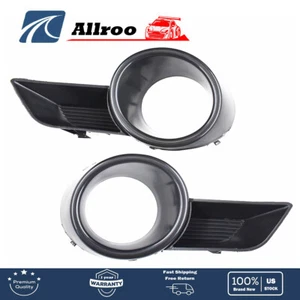 2PCS Fog Light Lamp Grille Cover Trim Fit For Toyota Highlander Series 2008-2010 - Picture 1 of 6