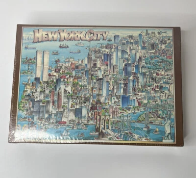 NIB New York City Jigsaw Puzzle 504 Pieces City Character Buffalo Games 1988 - Image 1 of 4
