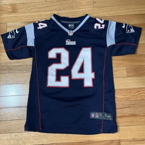 Vintage Nike Youth On Field Darrelle Revis New England Patriots Jersey Size M - Picture 1 of 11