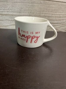 Threshold Novelty Cup Mug "This Is My Happy Place" White โ๏ธ ๐ - Picture 1 of 6