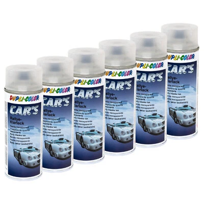 Klarlack 6 x 400 ml matt Lack Dupli Color Cars Lackspray 720352 Sprühlack Spray - Bild 1 von 4