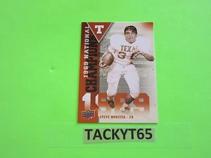 2011 UD UNIVERSITY OF TEXAS FB NATIONAL CHAMPIONS SINGLE CARD(S) CHOOSE - Picture 1 of 40