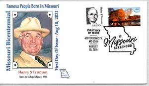 #5626 MISSOURI STATHOOD BICENTENNIAL FDC, PRESIDENT HARRY S TRUMAN - Picture 1 of 1