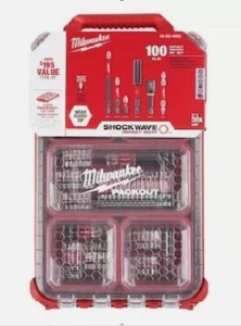 Milwaukee Tool 48-32-4082 100 Pc. Shockwave Impact Duty Driver Bit Packout Set - Picture 1 of 1