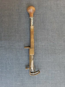  Antique Mini Hand Embroidery Brass Machine 1910y  made in U.S.A - Picture 1 of 7