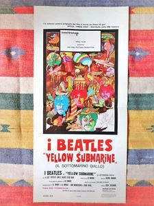 Locandina YELLOW SUBMARINE John Lennon RINGO STARR Film Poster THE BEATLES 1968 - Foto 1 di 1