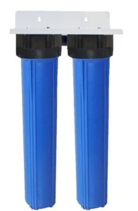 Standard 2 Canister 2.5" x 20" Whole House Filter Sediment Carbon - Picture 1 of 1