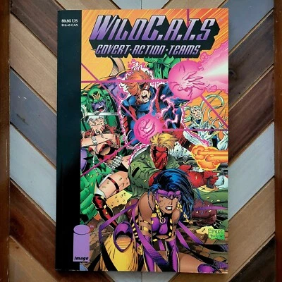 WILDCATs: Covert Action Team #1 (Imagen 1993) ¡ALTO GRADO! Tapa blanda TBP JIM LEE!  Foto 1 de 2