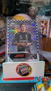 2023 Topps Chrome Formula 1 - F1 Drivers Checker Flag X-Fractor #15 George... - Picture 1 of 2