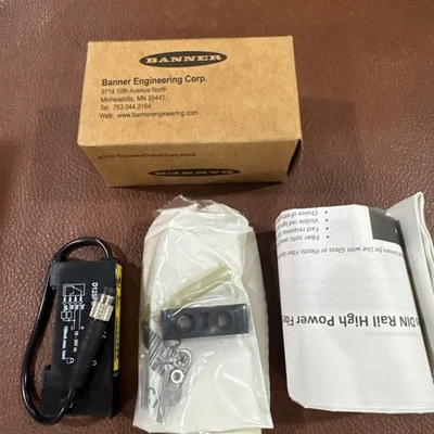 BANNER D12SP6FPQ D12, PLASTIC FIBER OPTIC SENSOR , 33713 #333863 - Image 1 of 4