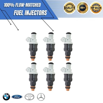 Nuevos inyectores de combustible Bosch OEM 6X para Ford F-150 F-250 F-350 Mustang 1993-96 4,9 L Foto 1 de 4