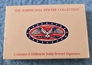 LA COLLEZIONE AMERICANA PELTRO - AH30 - FIGURINE LIBERTY FALLS CONFEZIONE DA 5 -IN SCATOLA - Foto 1 di 7