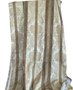 "Cortinas de cortina forradas con apagón de 2 paneles geométricas florales de colección doradas 85X48"" ponderadas"  - Imagen 1 de 5