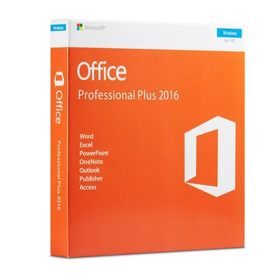Microsoft Office 2016 Pro Plus NEW SEALED Genuine Key & Physical DVD - Image 1 of 4