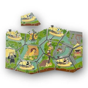 2025 Disney World Jungle Cruise Attraction Map Puzzle Set LE COMPLETE Chaser WDW - Picture 1 of 18