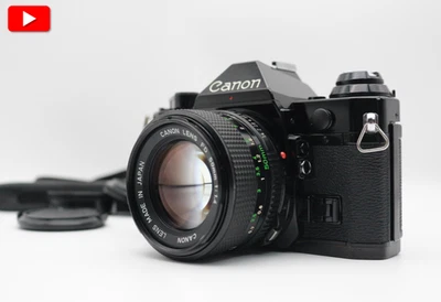 [ EXC+5 ]  Canon AE-1 Program 35mm Film Camera NEW FD 50mm f/1.4 Lens From JAPAN - Image 1 of 4