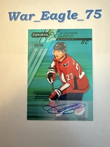 2020-21 Upper Deck Synergy FX Rookies Alexander Alexeyev Auto Washington - Picture 1 of 2