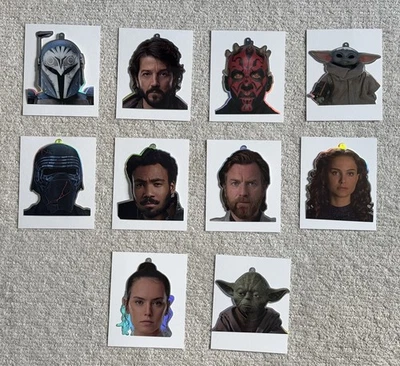 2025 Topps Star Wars Chrome Costco Die-Cut Set 11-20 Bo-Katan Yoda Grogu & More! - Image 1 of 2