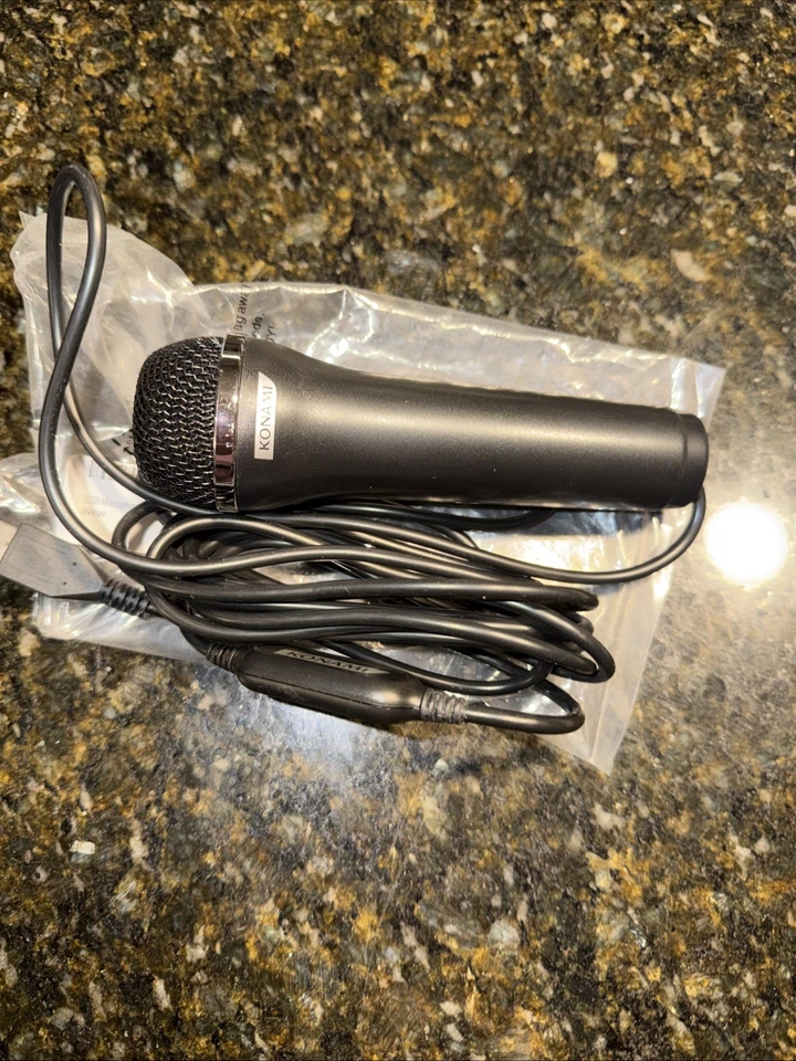 Guitar Hero Rock Band Konami Micrófono USB E-UR20 para Xbox 360/PS3/Wii Foto 1 de 1