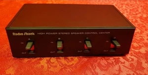 1990 Realistic High-Power Stereo Speaker Control Center With Impedance Chart - Picture 1 of 6